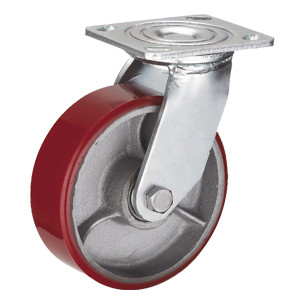 Buy cheap Swivel PU cast iron Caster from wholesalers