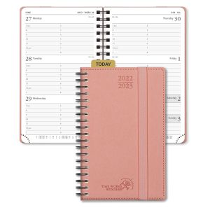Buy cheap Pink 4.25x6.75inch Mini Weekly Planner 80g Ink Resistant Paper from wholesalers
