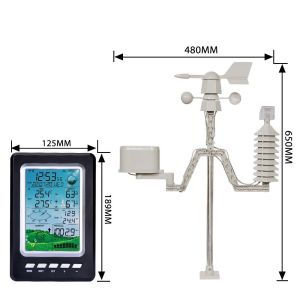 Buy cheap Silver And Black Wireless Digital Weather Forecast Station With Hygrometer Thermometer from wholesalers