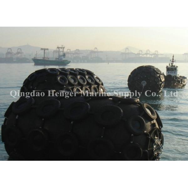 Quality Durable Pneumatic Marine Fender , 50 Kpa / 80kpa Commercial Boat Fenders for sale