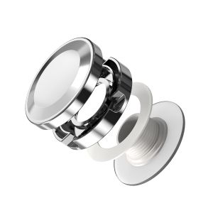 Multi Function Stainless Steel Hanging Shower Caddy With Suction Cup