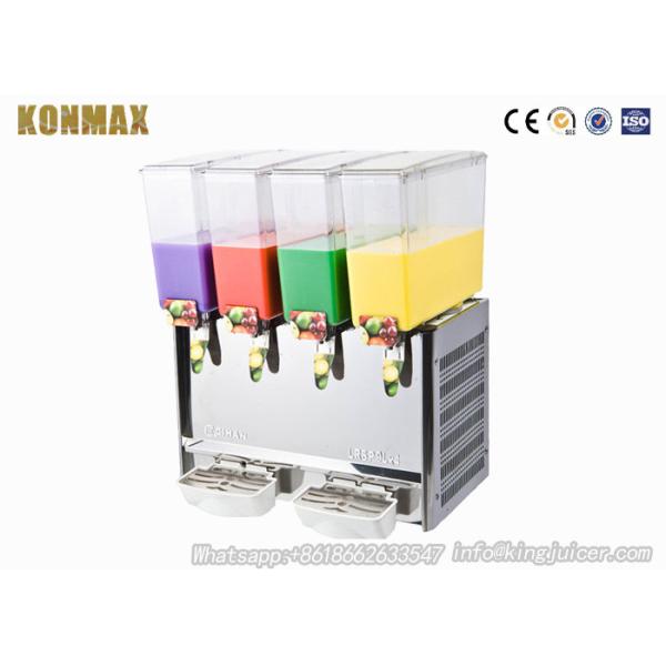 Quality 4 Tanks Cooling and Mixing Beverage Cold Drink Dispenser Machine for sale