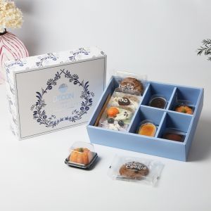 Buy cheap Elegant Partitioned Cookie Gift Box Customizable Packaging Foldable Design from wholesalers