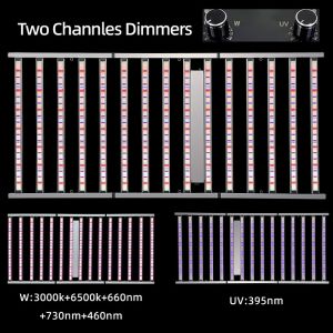 Buy cheap Grow Lights For Indoor Vegetables 1600W UV IR Foldable LED Grow Light Aluminum Alloy Full Spectrum LED Lamp from wholesalers