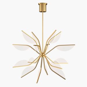 Buy cheap 700BLT38G Belterra 38 Globe Chandelier Natural Brass / Matte Black Finish 3000K LED Modules from wholesalers