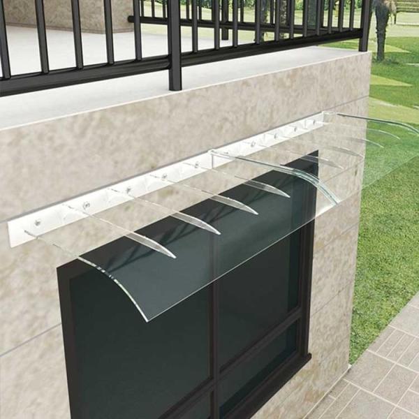 Buy cheap Clear Plastic PC Awning Canopy Polycarbonate Air Conditioner Awning from wholesalers