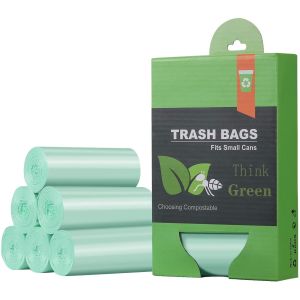 Buy cheap Pulp Moulding 1.2 Gallon Compostable Garbage Bags PBAT PLA product