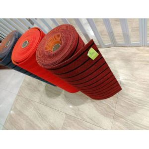 15m Length Home Polyester Area Rugs With Rolled Spacer Pile