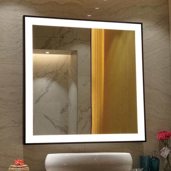 Buy cheap Customized Wooden Mirror with Luxury Framed Design and 5mm Copper Free Silver Mirror from wholesalers