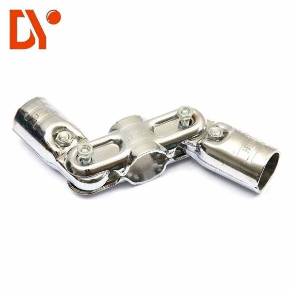 Buy cheap HJ-12 Galvanized Adjustable Angle Metal Pipe Joint in for PE Coated Pipe Rack System of 28OD Pipe from wholesalers