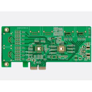 Buy cheap Green Low Cost PCB Fabrication Four Layer PCB Design Au 30U" Gold Fingers product