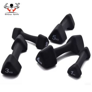 Buy cheap Triangle End Fitness Equipment Dumbbells Neoprene Material Comfortable Handfeeling from wholesalers