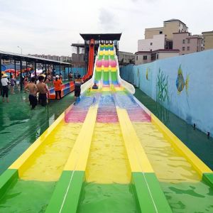 Buy cheap OEM ODM Swimming Pool Rainbow Water Slide Adult Size Water Slide from wholesalers
