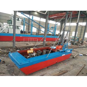 Small-Sized Capacity 6inch 400m3/h Sand Dredger with A Blue Color for River Sand