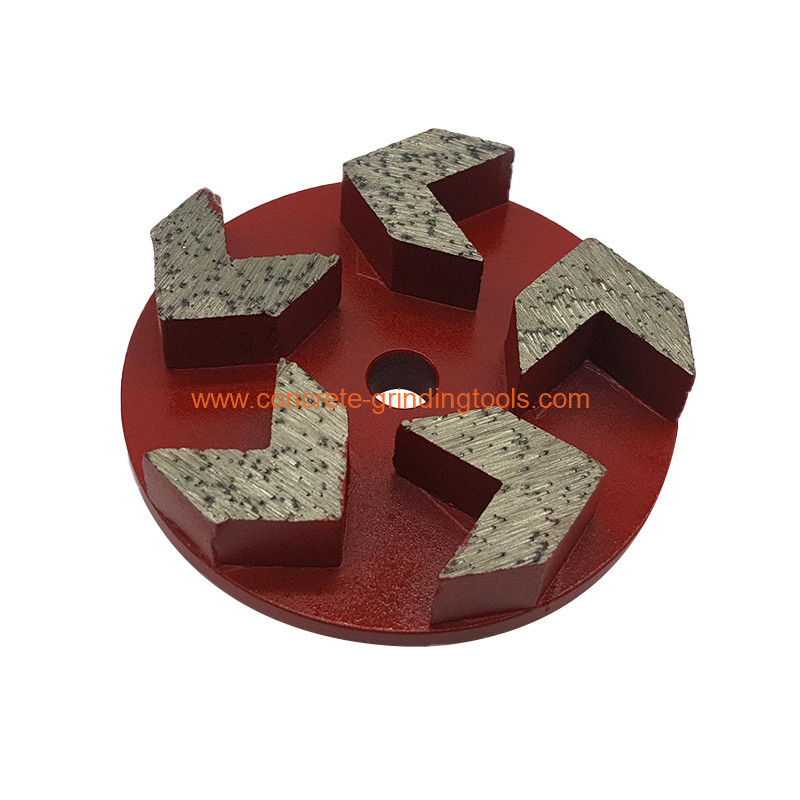 Buy cheap Quick Change Concert Grinding Disc Arrow Segment Diamond Grinding Tools from wholesalers