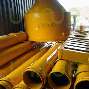 Buy cheap Heavy Duty ISO9001 8mm Thick Tremie Pipe In Piling Threaded Type from wholesalers