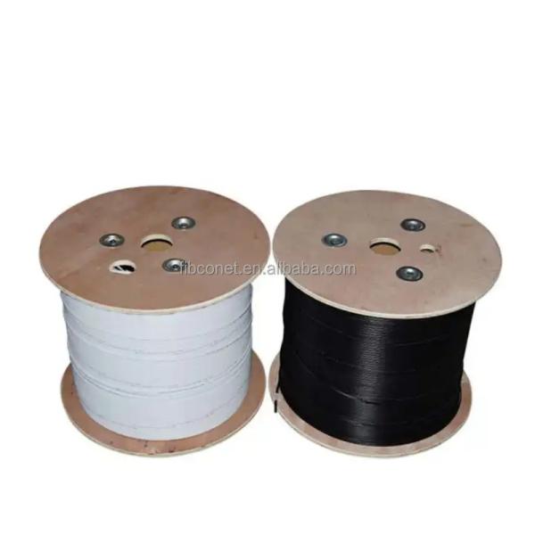 FTTH Outdoor Drop Fiber Optic Equipment AVVR Opgw PVC Power Fiber Flexible Lines Cable for Networks