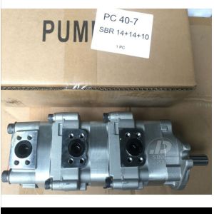 Buy cheap PC40-7 KOMATSU Excavator Triple 11T Hydraulic Gear Pump Pilot Pump from wholesalers