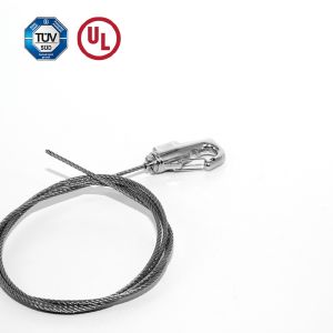 Buy cheap High Quality Brass Cable Gripper With Self-Lock Spring Hook Adjustable Wire product