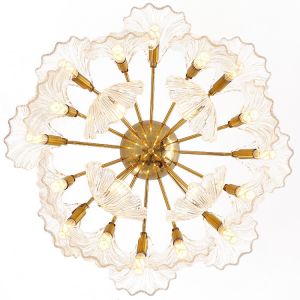 Buy cheap 650*500mm Lamp Luminous Flux 110lm Shell Crystal Pendant Light from wholesalers