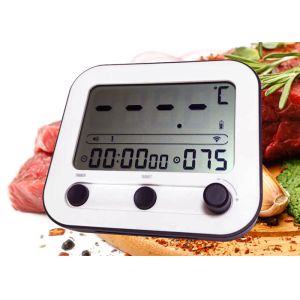 Buy cheap Wireless Bluetooth Meat Thermometer Long Range Stainless Steel Probe Thermometer from wholesalers