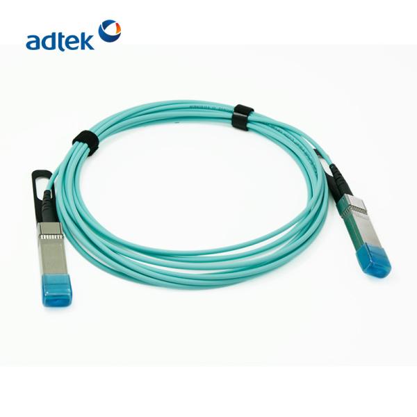 China 10G SFP28 AOC Active Optical Cable For Network / Telecommunication on sale China 10G SFP28 AOC Active Optical Cable For Network / Telecommunication on sale