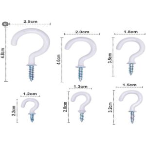 Buy cheap Multiple Kitchen Plastic Coated Iron 4.9mm Eye Hook Nails from wholesalers