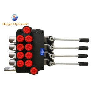 Buy cheap Professional 4 Way Hydraulic Control Valve / Monoblock Valve 80LPM for Sanitation Machines from wholesalers