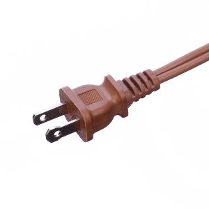 2X16AWG Brown Insulation Protection ETL Plug Power Cord Extension Cord NEMA Male