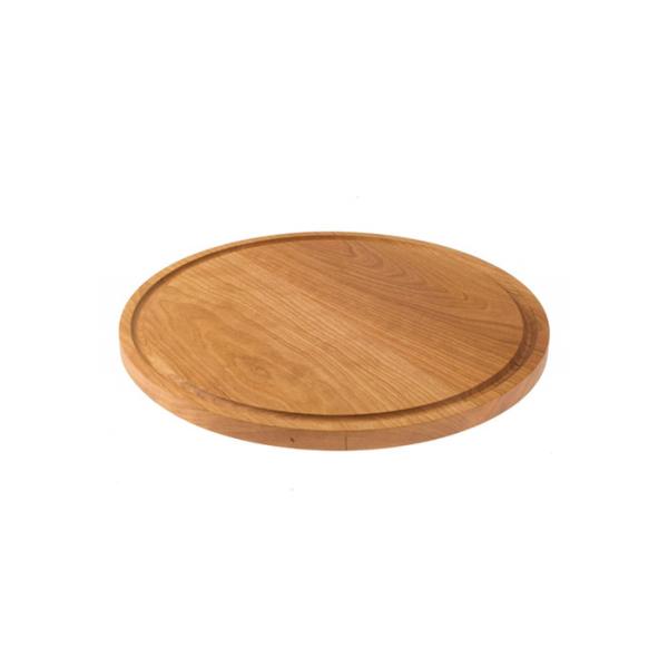 High Quality Round shape Different Sizes with Juice Groove bamboo chopping board