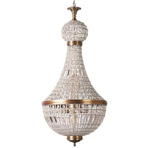 Quality Shade Crystal Chandelier Lamp Decoration Wedding Event Stage 116cm for sale