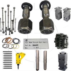 China D&A15V D&A20V D&A30V D&A40V D&A50V D&A60V D&A70V Through Bolt For Excavator Rock Breaker Hydraulic Hammer Cylinder Parts on sale