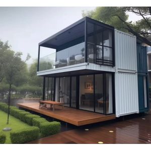 Buy cheap Flat Pack Container with Insulation Fireproof Rock Wool Sandwich Panel in Customized Color from wholesalers