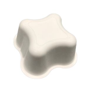 Custom Box Tray Packaging , Wet / Dry Press Molded Pulp Packaging