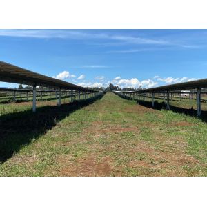 Buy cheap Ground Mounting Solar PV Plant Tracker System Galvanized Steel Brackets from wholesalers