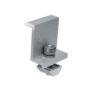 Buy cheap Silver Aluminum Mid End Clamps Solar System Components for Solar Structure Systems from wholesalers