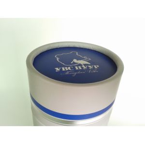 Offset Printed Cylindrical Wine Packaging Boxes , Embossed Custom Paper Board