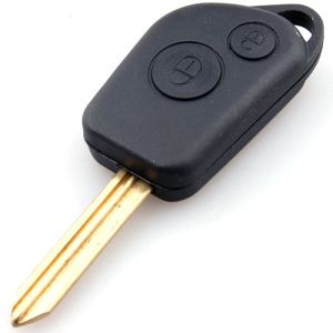 Buy cheap citroen 2 button remote replacement keys shell with high rigidity from wholesalers