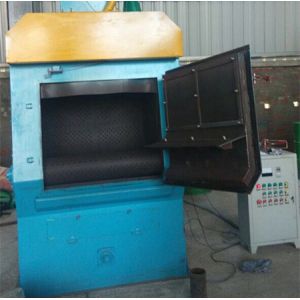 Springs Cleaning Tumble Blast Machine , Small Shot Blaster High Efficiency