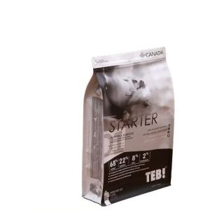 Buy cheap Quad sealed aluminium foil pet food bag with top resealable zipper from wholesalers