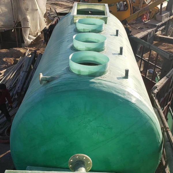 Quality Highly Efficient Customized Processing FRP Septic Tank With Filament Wilding Technology for sale