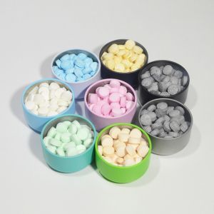 Buy cheap Vegan Herbal Teeth Whitening Tablets Eco Friendly Chew Mouthwash Tablets from wholesalers