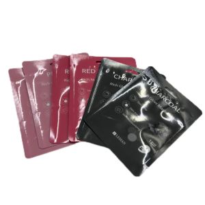 Buy cheap High Grade Customized Cosmetics Face Mask Bag Stand-Up Three Side Seal Easy Tear Pure Aluminum Foil Heat Sealing PE PET Material from wholesalers