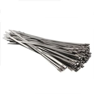 Buy cheap Ball Locking Stainless Steel Cable Ties 360mm x 4.6mm from wholesalers