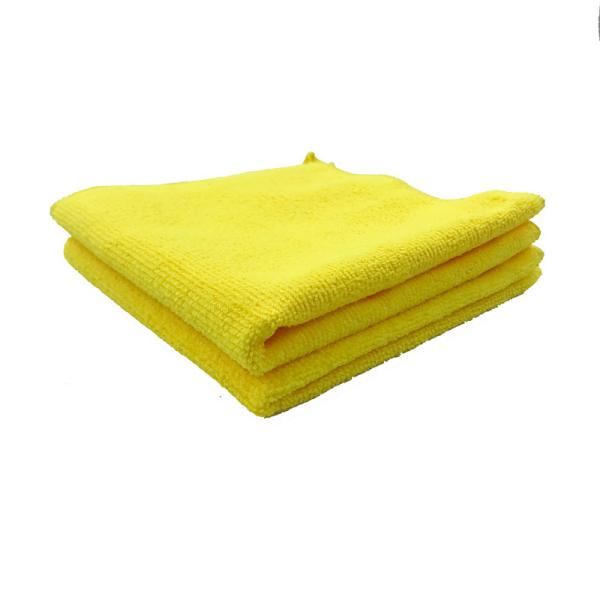Buy cheap Warp Knitted Microfiber Cleaning Fabric Yellow 40x40 Piped Polyester Polyamide from wholesalers