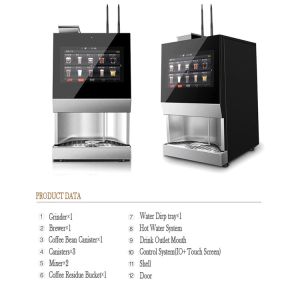 Buy cheap Countertop Coffee Vending Machine For Advanced Coffee Brewing Technology from wholesalers