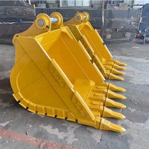 Buy cheap Cat330 Excavator Rock Bucket Q355B MN400 Hardox500 Optional for Excavator telescopic arm CAT320 from wholesalers