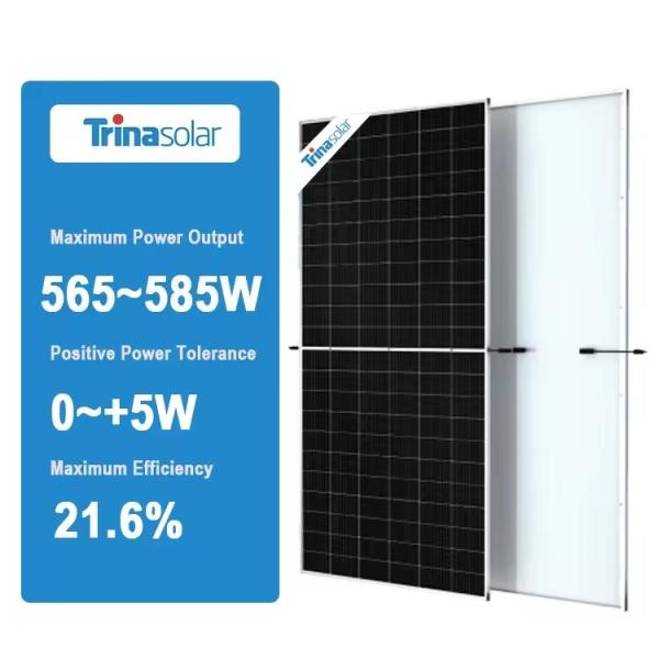 Quality Trina Vertex Bifacial Solar Panel 565W 570W 575W 580W 585W 670Watt PERC Solar Modules for sale
