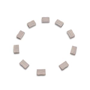 Durable M shape 24*7.6/8.4*15 mm granite diamond segment for 6.5mm multi cutter