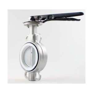 Buy cheap Wafer Type Stainless Steel Butterfly Valve ISO 5211 Complete Certificate and OBM Support from wholesalers